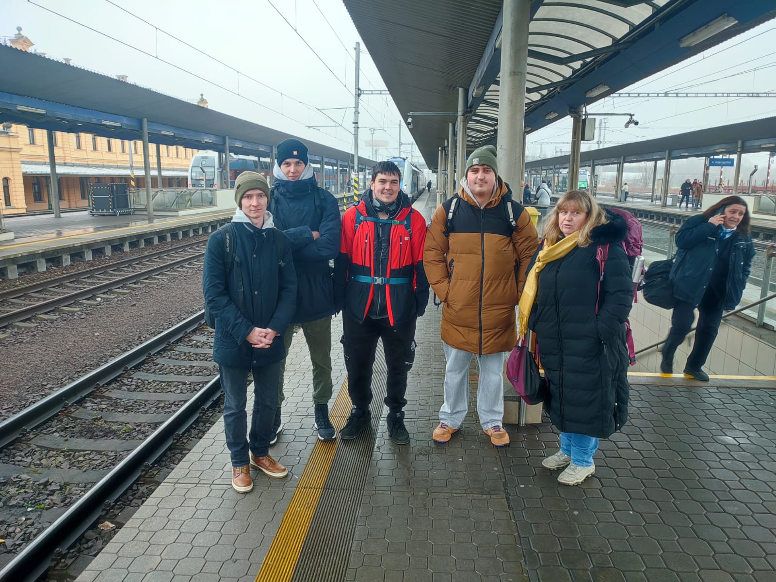 Fotka ve Svinově na nádraží